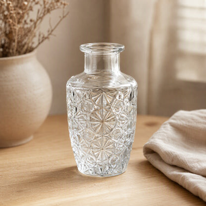 Vaseglow™ Glass Vase Home Decoration, styled close view