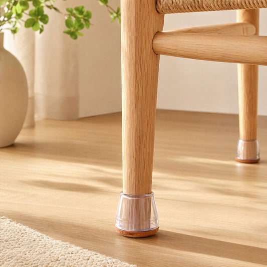Chairsoft™ TPE Chair Leg Covers in a calm home setting
