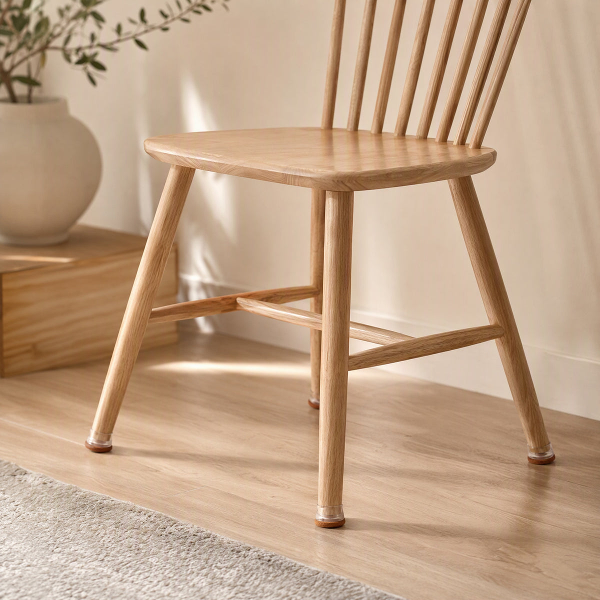 Chairsoft™ TPE Chair Leg Covers, styled close view