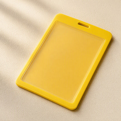 Workbadge™ Plastic Employee ID Card Holder, material and detail close-up