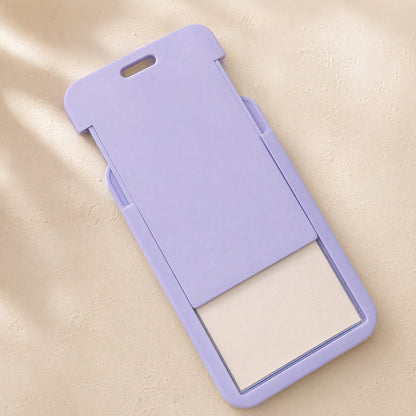 Slidecase™ Sliding Cover Plastic Card Holder, material and detail close-up