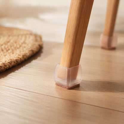Footquiet™ TPE Chair Leg Foot Pads, styled close view