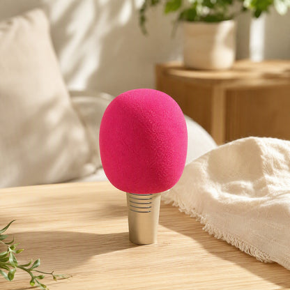 Thickhush™ Thickened Microphone Sponge Cover in a calm home setting
