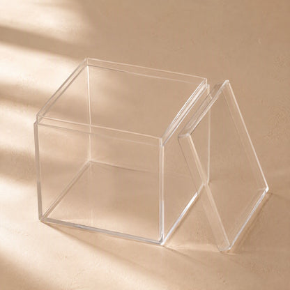 Viewbox™ Transparent Plastic Box Packaging, material and detail close-up