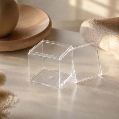 Viewbox™ Transparent Plastic Box Packaging, styled close view