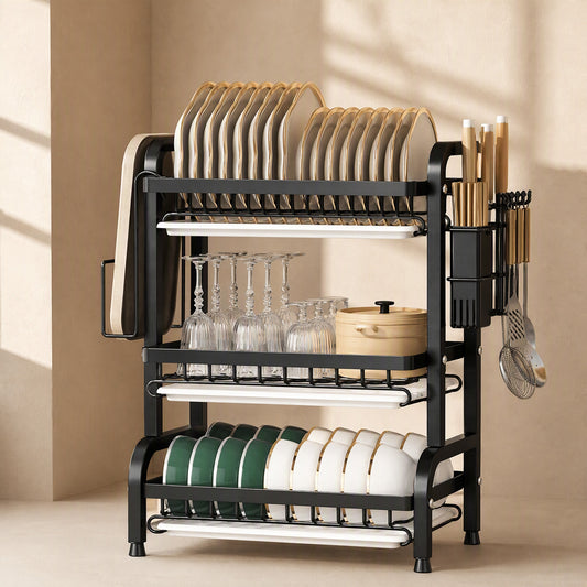 Shelfstead™ Carbon Steel Kitchen Storage Rack