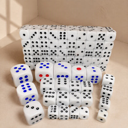 Roundroll™ White Rounded Acrylic Dice
