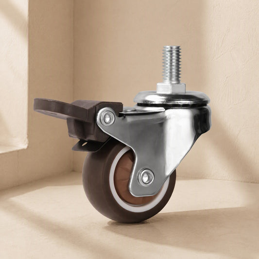 Rollquiet™ 1-Inch Silent Swivel Furniture Caster