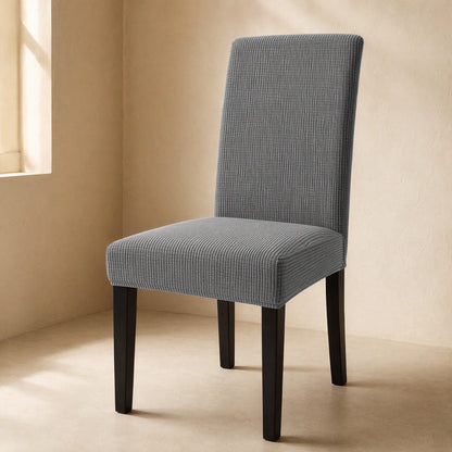 Plaidloom™ Plaid Polyester Dining Chair Cover