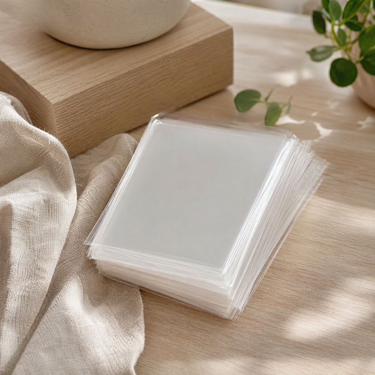 Clearveil™ Transparent Card Protective Cover in a calm home setting