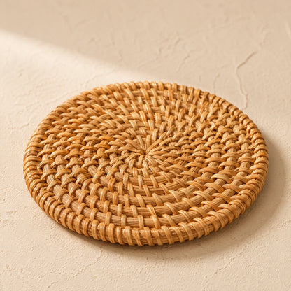 Vineweave™ Vine Rattan Table Mat, material and detail close-up