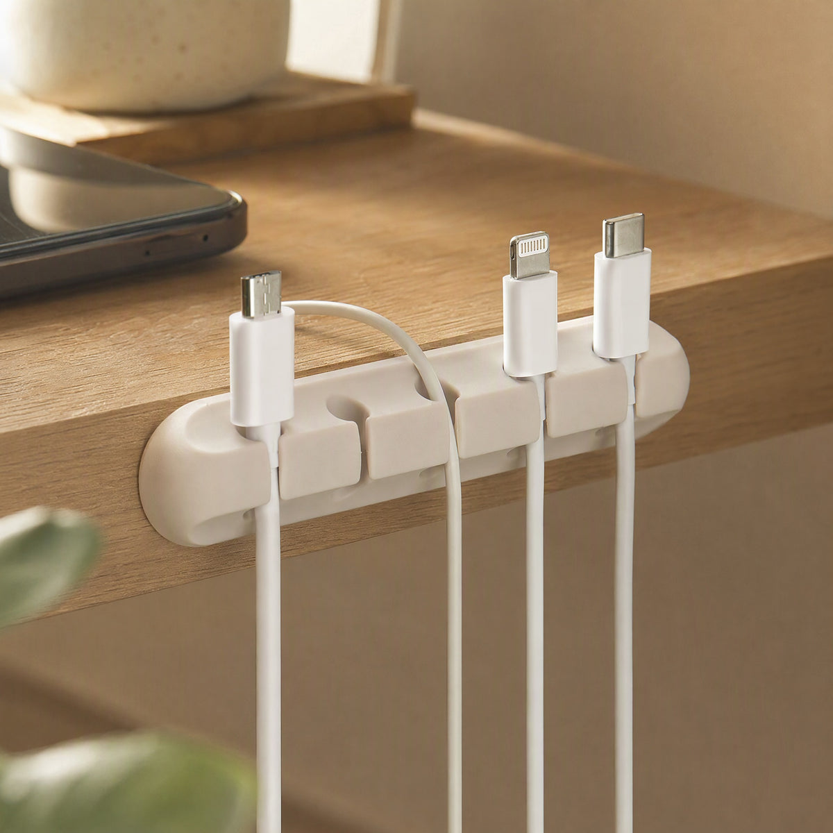 Flexcord™ TPR Cable Organizer, styled close view
