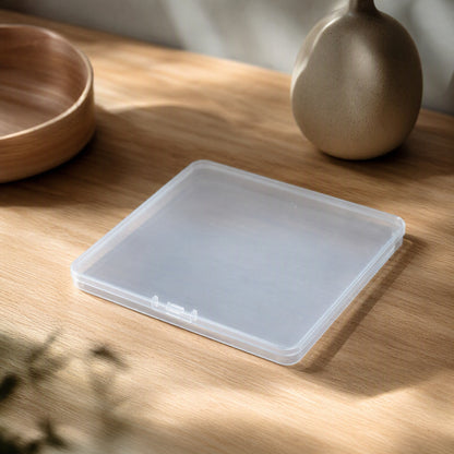Flatkeep™ Flat Plastic Storage Box, styled close view