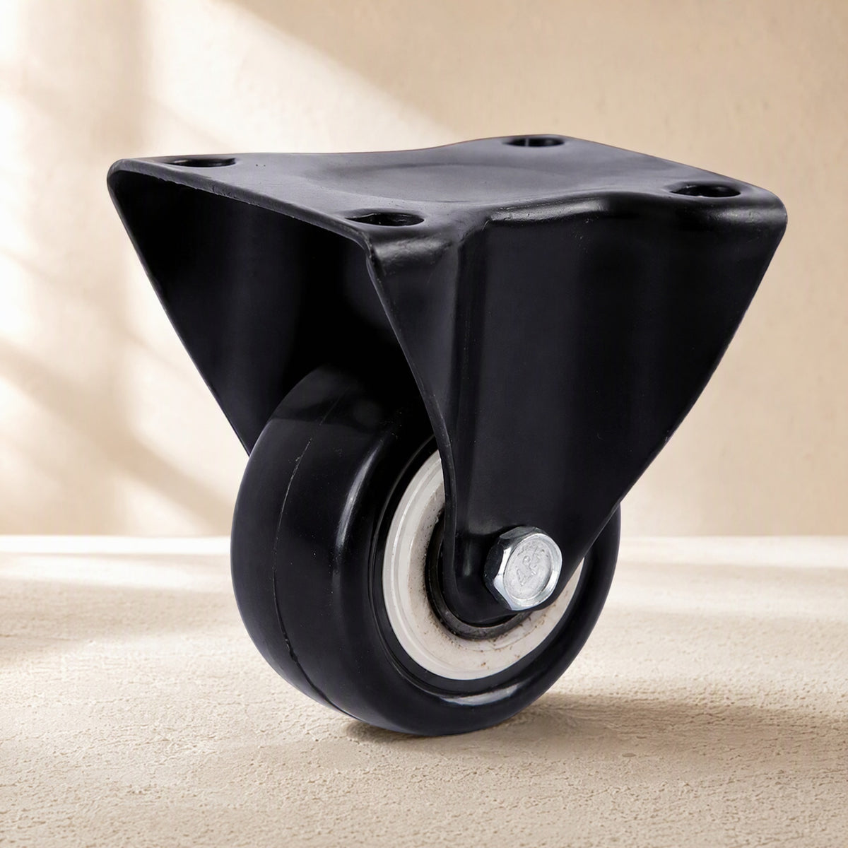 Rollrest™ Furniture Caster Wheel, material and detail close-up