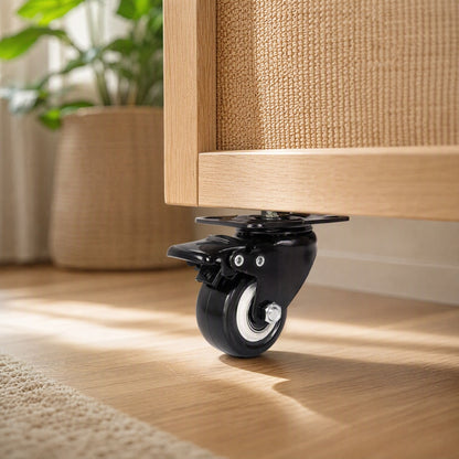 Rollrest™ Furniture Caster Wheel in a calm home setting