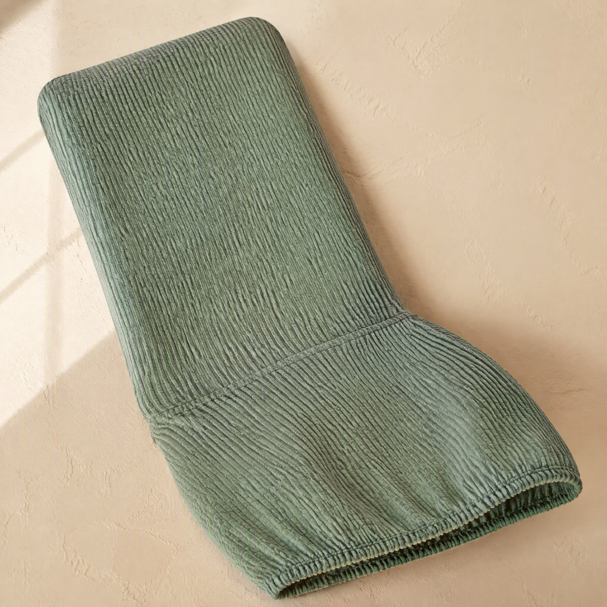Fleecefit™ Polyester Fleece Chair Cover, material and detail close-up
