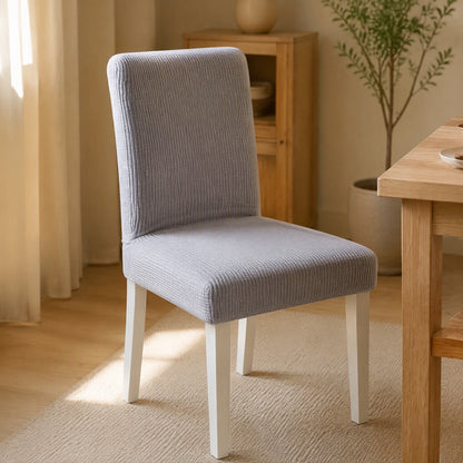 Fleecefit™ Polyester Fleece Chair Cover, styled close view