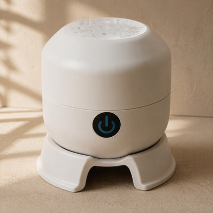Snowbeam™ Snowflake Projection Lamp, material and detail close-up