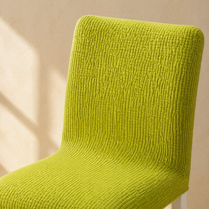 Cozydrape™ Polyester Fleece Chair Cover, material and detail close-up