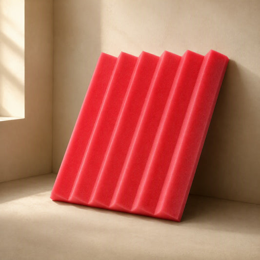 Ridgehush™ Grooved Sound-Absorbing Foam Panel