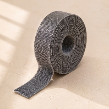 Tieflex™ Cuttable Velcro Cable Tie Roll, material and detail close-up