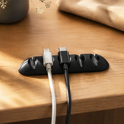 Cabletack™ Adhesive Data Cable Holder, styled close view