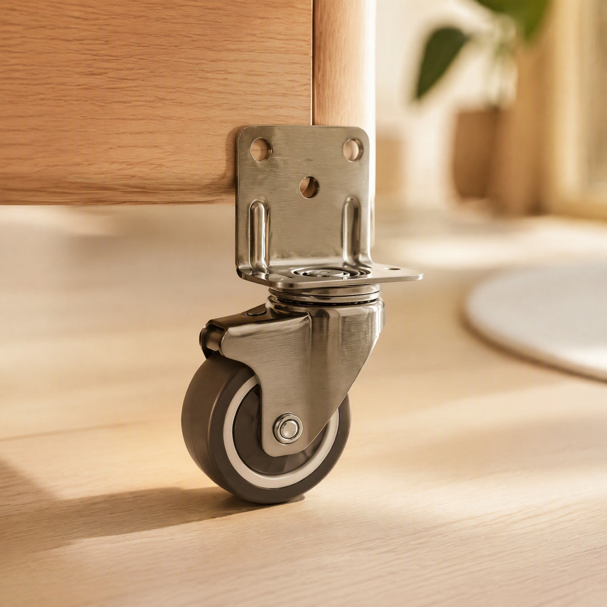 Rollsmooth™ L-Type Silent Universal Wheel, styled close view
