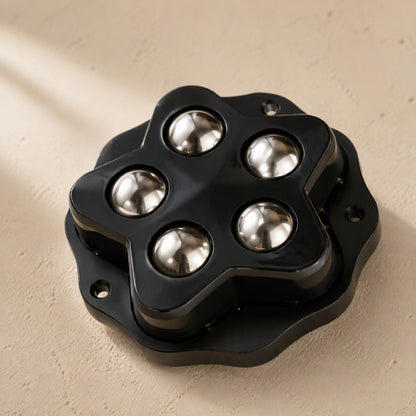 Glideroll™ Universal Wheel Furniture Casters, material and detail close-up
