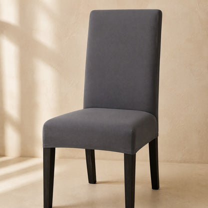 Chairhug™ Elastic Polyester Chair Cover, material and detail close-up