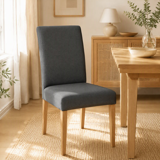 Chairhug™ Elastic Polyester Chair Cover in a calm home setting