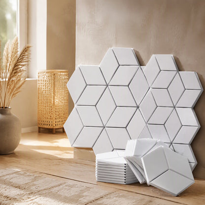 Fibermute™ Polyester Fiber Sound-Absorbing Panels, styled close view