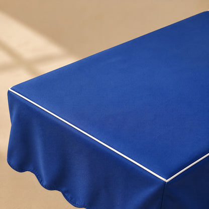 Desksoft™ Polyester Student Desk Cover, material and detail close-up