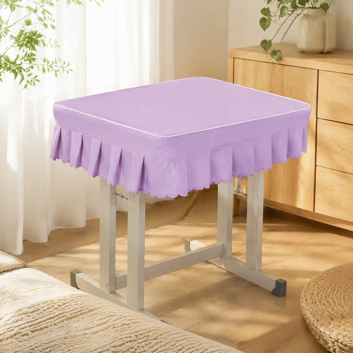 Desksoft™ Polyester Student Desk Cover in a calm home setting