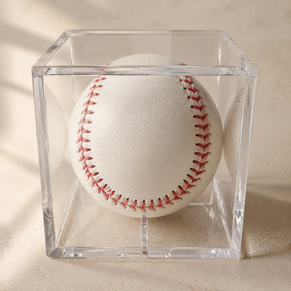 Ballvault™ Acrylic Baseball Display Box, material and detail close-up