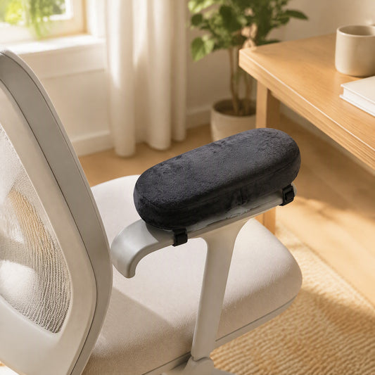 Armcloud™ Memory Foam Chair Armrest Pad in a calm home setting