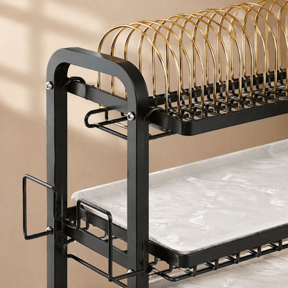 Panstack™ Carbon Steel Kitchen Storage Rack, material and detail close-up