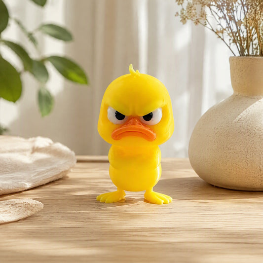 Duckcharm™ 3D Printed Duck Desktop Ornament in a calm home setting