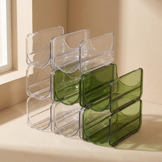 Cuprack™ Transparent Plastic Cup Storage Rack