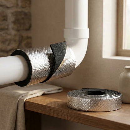 Pipehush™ Rubber Plastic Pipe Sound Insulation, styled close view