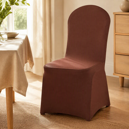 Seatstretch™ Elastic Spandex Dining Chair Cover in a calm home setting