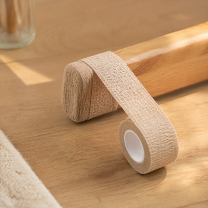 Solehush™ Non-Woven Elastic Band Foot Pads, styled close view
