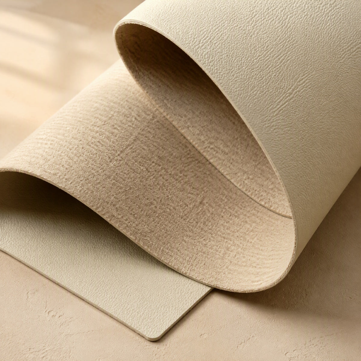 Deskplane™ PU Rectangle Desk Mat, material and detail close-up