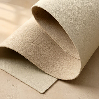 Deskplane™ PU Rectangle Desk Mat, material and detail close-up