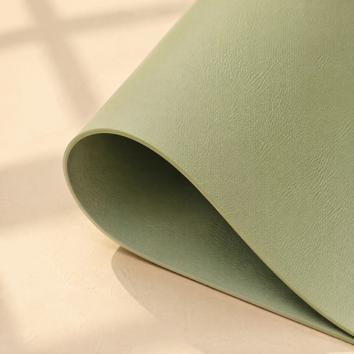 Leatherlay™ PU Leather Desk Mat, material and detail close-up