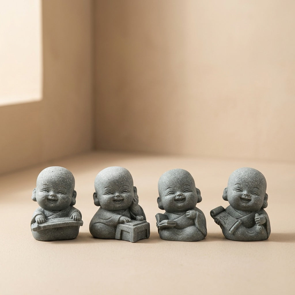 Monkcalm™ Resin Monk Home Decoration