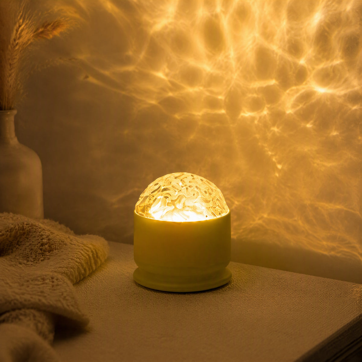 Ripplelit™ Water Ripple Atmosphere Table Lamp, styled close view