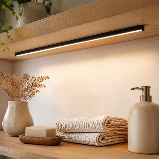 Linebeam™ Aluminum Alloy Linear Lamp in a calm home setting