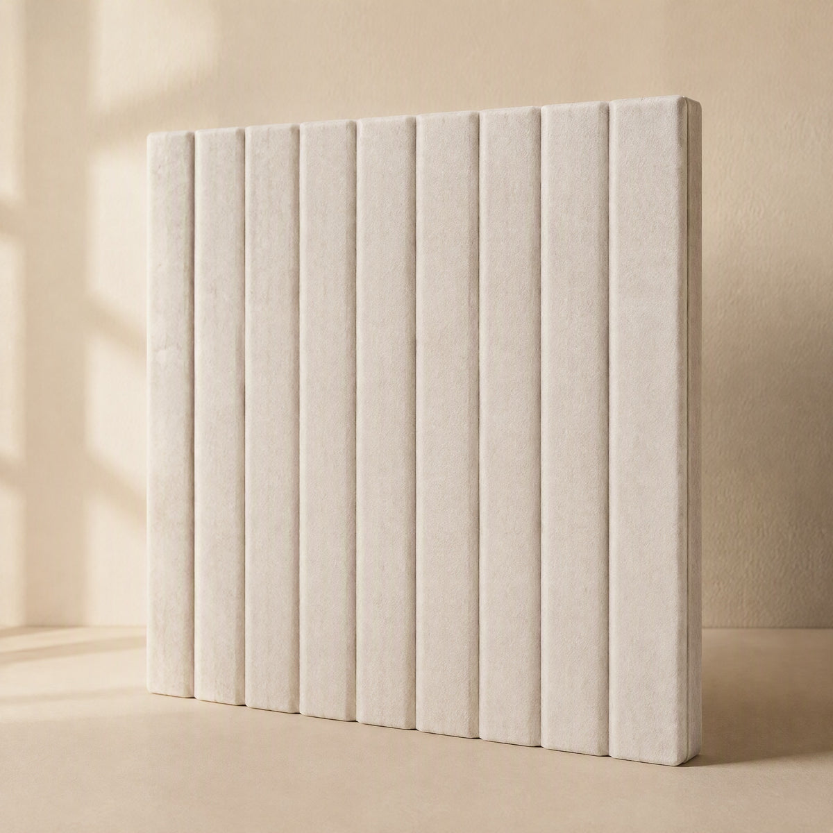 Echoquiet™ Polyester Fiber Sound-Absorbing Panels, material and detail close-up
