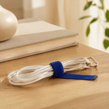 Loopcinch™ Iron Buckle Nylon Hook-and-Loop Strap in a calm home setting