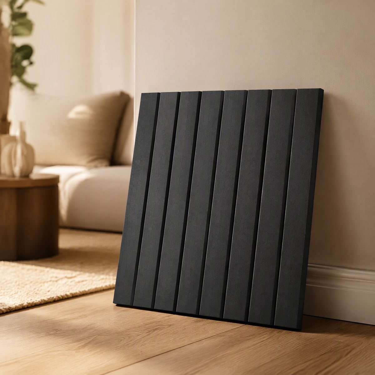Fiberveil™ Polyester Fiber Soundproofing Panels, styled close view